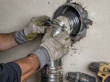 Dryer Vent Hose Installation in Westborough