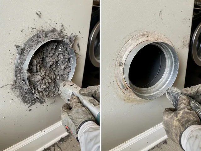 Professional clogged vent cleaning by Westborough Dryer Vent Cleaning in Westborough